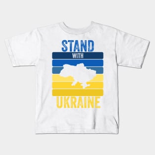 Stand with Ukraine Kids T-Shirt